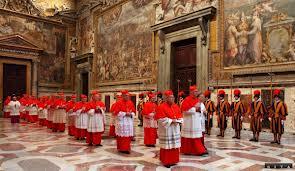 Modlitba za nového pápeža.